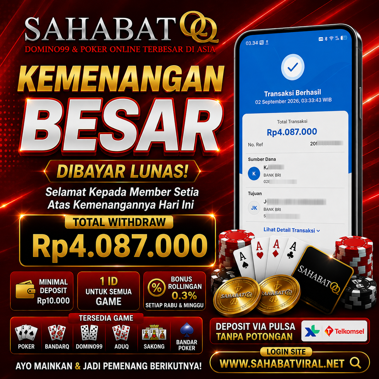 BANDARQ ,DOMINO99